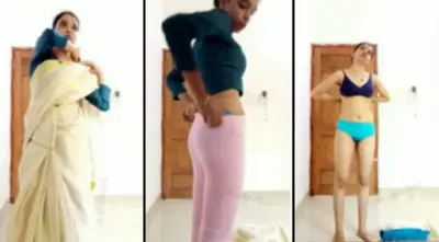Beautiful Girl Nude Dress Change Self Recorded for Lover HD