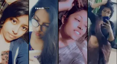 Desi College Girlfriend Rubbing her Boobs Nude HD