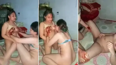 Desi Lesbians Fingering Each Others Pussy HD