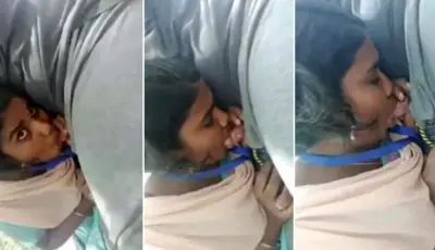Tamil Girlfriend Giving a Blowjob to BF HD