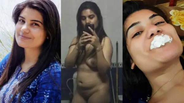 Desi College Girlfriend Mirror Selfie Fingering Pussy HD