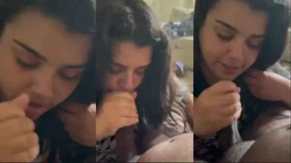 Horny Beautiful Girl Sucking Dick HD