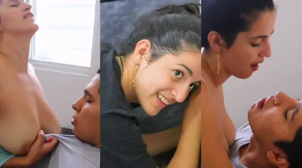 Horny Young Babe Giving Blowjob and Fucking HD